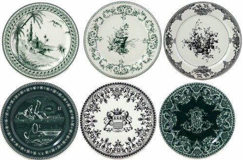 Assiettes mignardises assorties LES DEPAREILLEES