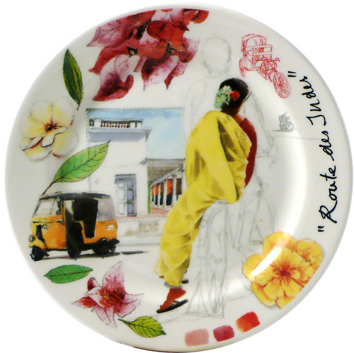 Assiettes Mignardises Route Des Indes