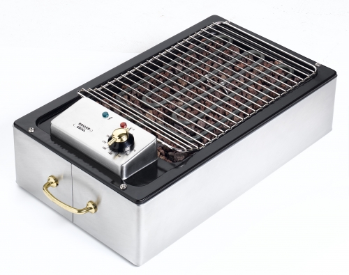 Barbecue Garden grill  'Pierre de lave' inox