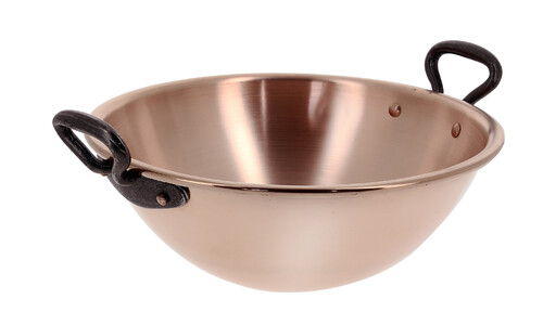 Bassine demi-Sph&eacute;rique Cuivre Massif &Oslash;20 cm