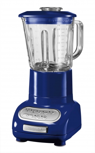Blender Artisan® Bleu Cobalt - Bol en verre 1.5L + Mini Bol Copolyester 0.75 L.
