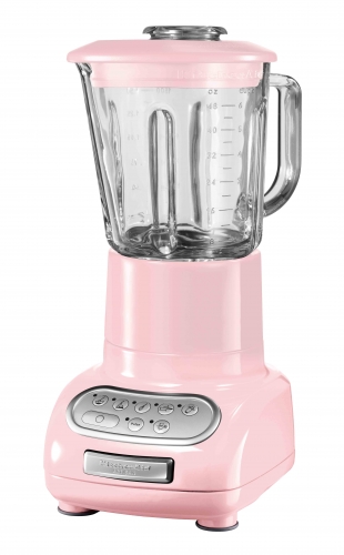 Blender Artisan® KitchenAid Rose - Bol en verre 1.5L + Mini Bol Copolyester 0.75