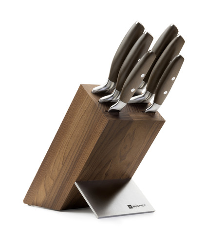 Bloc bois Epicure avec 6 couteaux bois