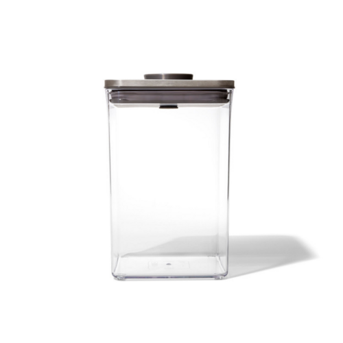 Bo&icirc;te de conservation Pop carr&eacute;e inox 4,2L