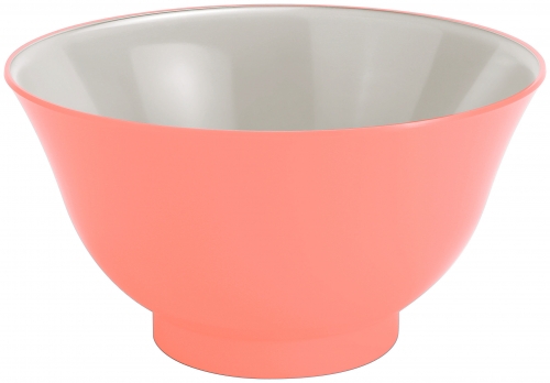 Bol diametre 15 cm  mandarine / gris