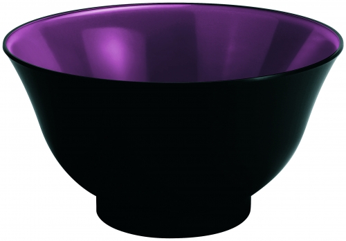 Bol diam&egrave;tre 15  cm noir / taupe