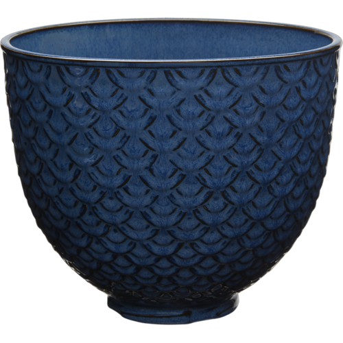 Bol robot p&acirc;tissier  Bol en c&eacute;ramique de 4.8L - Dentelle sir&egrave;ne bleue