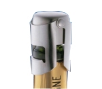 Bouchon à champagne classique 'Clic-Clic' 5,5 cm en inox satiné