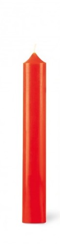Bougie cylindrique 20 cm ø2,2cm  CORAIL