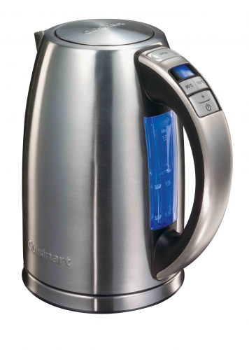 Bouilloire acier bross&eacute; avec LCD - Capacit&eacute; 1.7L - 3000 W