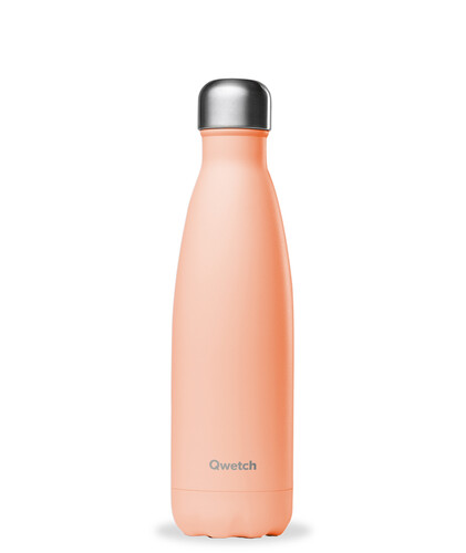 Bouteille Isotherme INOX PASTEL P&ecirc;che 500 ml
