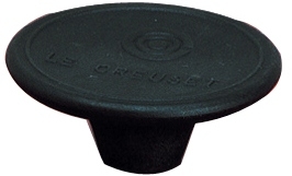 Bouton de couvercle petit mod&egrave;le 4,5 cm en bak&eacute;lite noir (+vis)  pour cocotte