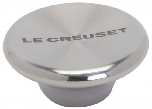 Bouton m&eacute;tal seul grand mod&egrave;le 5.5 cm pour couvercle de cocottes Le Creuset rond