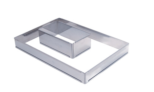 Cadre inox extensible  43 x 29 x 5 jusque 56 x 84 x 5