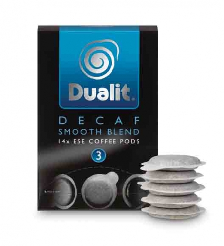 Caf&eacute; D&eacute;caf&eacute;in&eacute; : 70% Arabica et 30% Robusta dosettes ESE- Indice 3 -14 dosettes