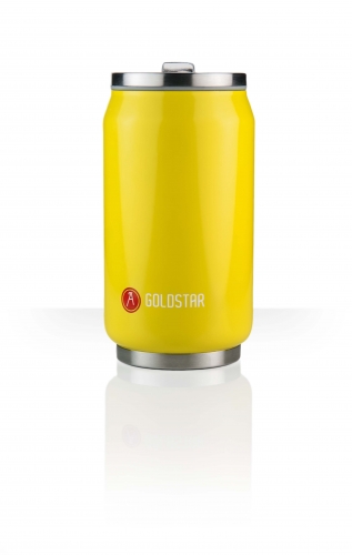 Canette isotherme Can'It Jaune Goldstar Pantone 116C Brillant 33 cl