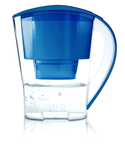 Carafe 2,4 l ClaroSwiss Bleue