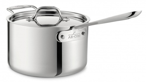 Casserole Stainless Steel avec couvercle / 2,8 L - Poign&eacute;e de  20 Cm