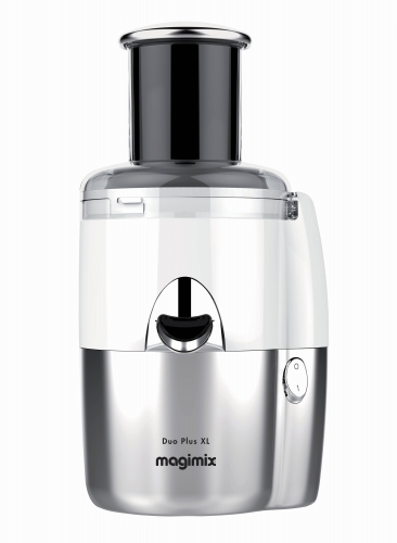 Centrifugeuse Duo Plus XL blanc et chromé mat