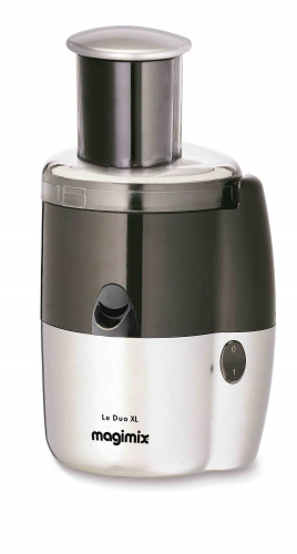 Centrifugeuse Duo XL noir et chrom&eacute; mat