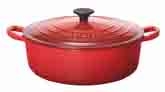 Cocotte basse 24cm Cerise
