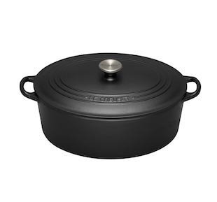 Cocotte familiale basse 30 cm Noire