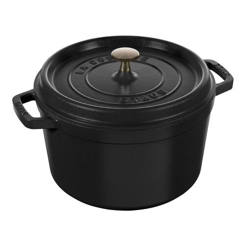 Cocotte haute 24 cm Noir mat