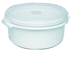 Cocotte micro-ondes 1,5 l avec couvercle r&eacute;versible micro-ondes & conservation