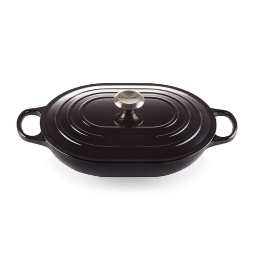 cocotte oblongue noire 31 cm