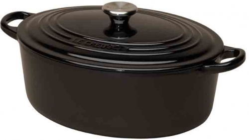 Cocotte ovale 17 cm Noir Eb&egrave;ne