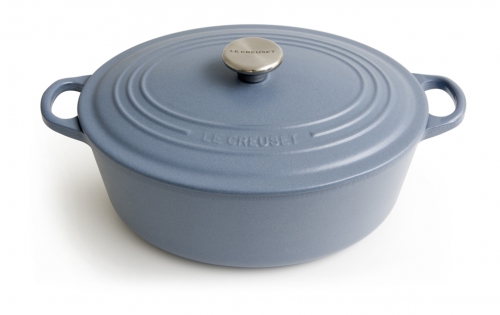 Cocotte ovale 27 cm 4.1 l bleu minéral