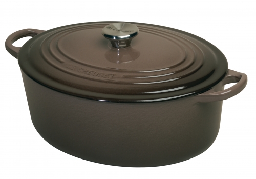 Cocotte ovale 27 cm 4.1 l terre naturelle