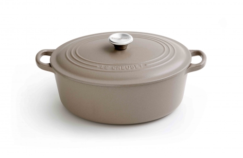 Cocotte ovale 27 cm 4.2l Sisal (gris finition mate)