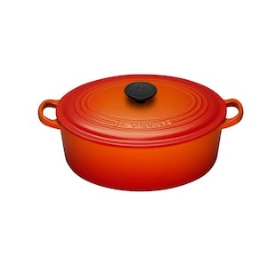 Cocotte ovale 27 cm 4.2l volcanique (orange)