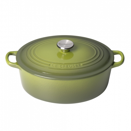 Cocotte ovale 27 cm Vert Laurier