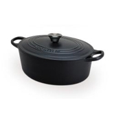 Cocotte ovale 40 cm 14,8l Noir
