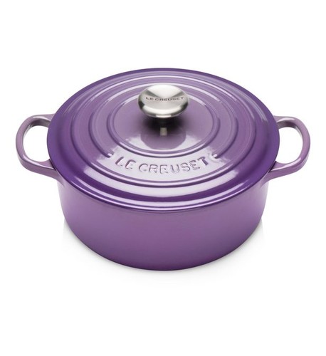 Cocotte ovale signature 33cm ultra violet