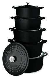 Cocotte ronde 22 cm 3.3l Noir