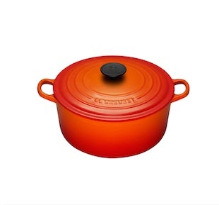 Cocotte ronde 24 cm 4.3l volcanique (orange)