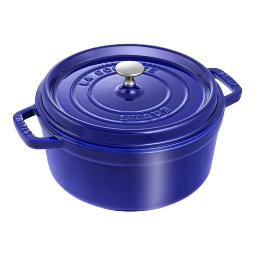 Cocotte ronde 24 cm Bleu intense