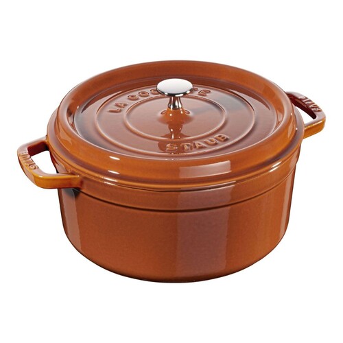 Cocotte ronde 26 cm Cannelle