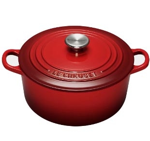 Cocotte ronde 34 cm 12.4l Cerise