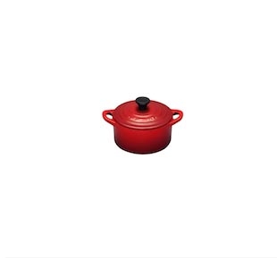 Cocotte ronde en fonte 10 cm - 27 cl Cerise