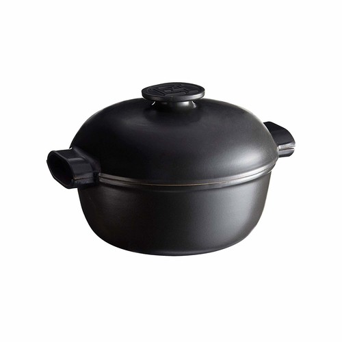 Cocotte ronde noire 4L - Delight ceramique