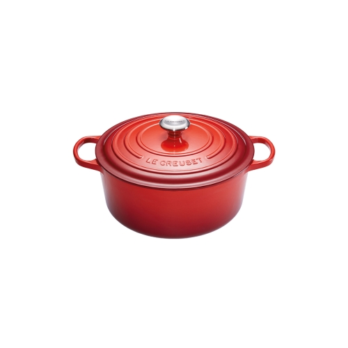 Cocotte Signature en fonte émaillée ronde 16 cm rouge Cerise