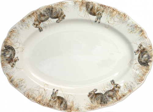 Coffret de 1 plat ovale 6 Sologne