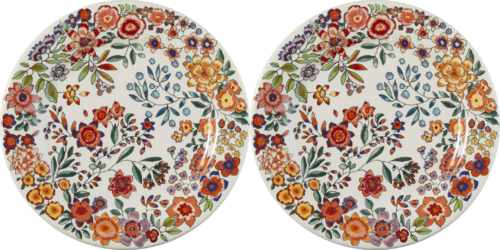 Coffret de 2 Assiettes Mignardises Po&eacute;sie