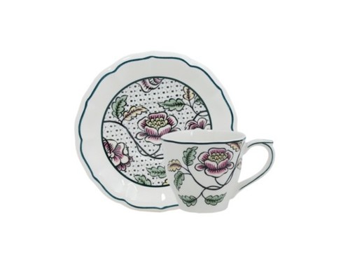 Coffret De 2 Tasses Avec Soucoupe Thé Us Dominote