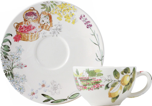 Coffret De 2 Tasses Avec Soucoupes The Provence