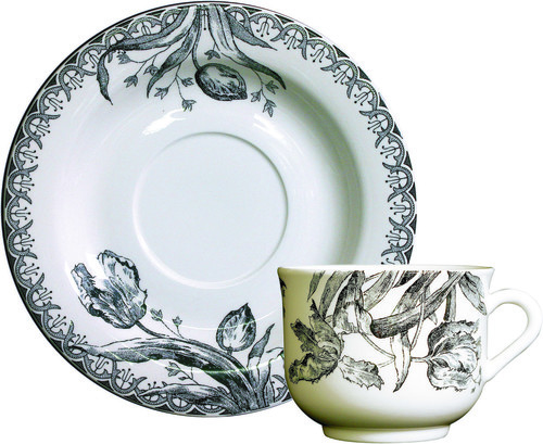 Coffret De 2 Tasses Avec Soucoupes The Tulipes Noires